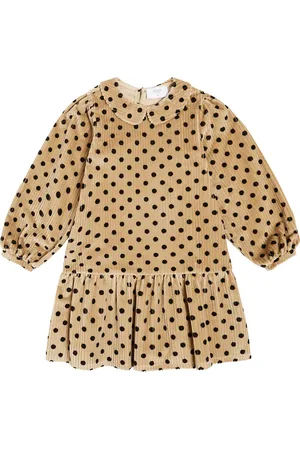 PAADE Polka-dot cotton corduroy dress