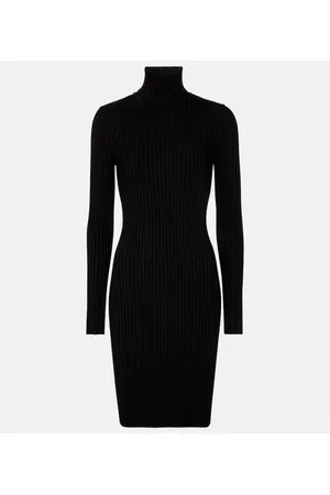 Wolford Ribbed-knit wool and cotton minidress