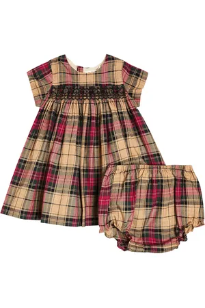 BONPOINT Baby Maruska cotton dress and bloomers set