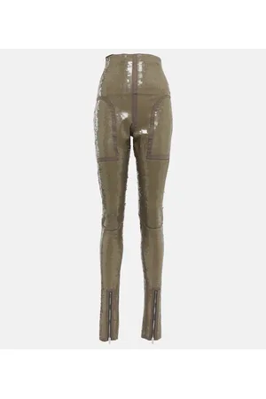 Rick Owens Dirt Waist embellished leggings