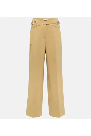 DION LEE Interlock high-rise wide-leg pants