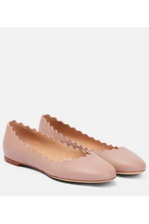 Chloé ChloÃ© Lauren leather ballet flats