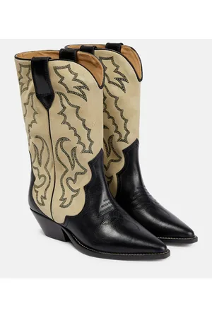 Isabel Marant Duerto leather cowboy boots