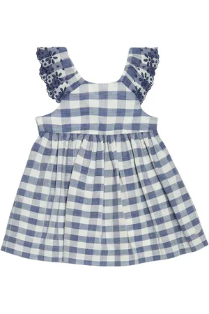 Tartine Et Chocolat Baby checked cotton-blend dress