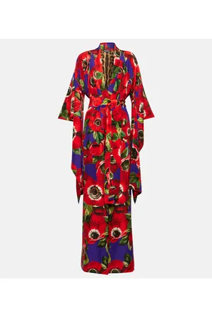 Dolce & Gabbana Floral silk robe