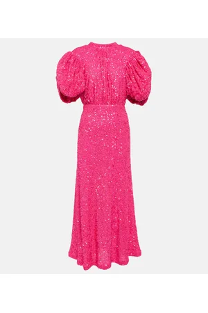 ROTATE Sequined maxi dress