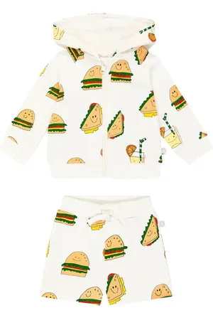 Stella McCartney Baby cotton hoodie and shorts set