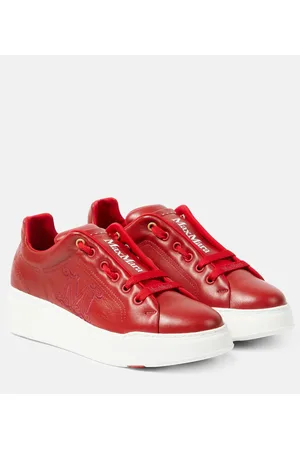 Max Mara Maxi leather sneakers