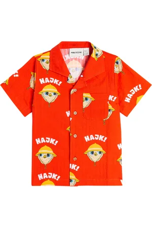 Mini Rodini Hike cotton shirt