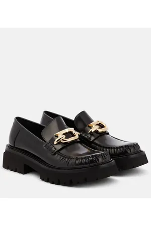 Salvatore Ferragamo Embellished leather loafers