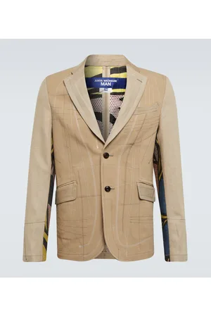 JUNYA WATANABE Printed cotton and linen blazer