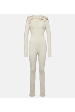 MAGDA BUTRYM Cable-knit silk jumpsuit