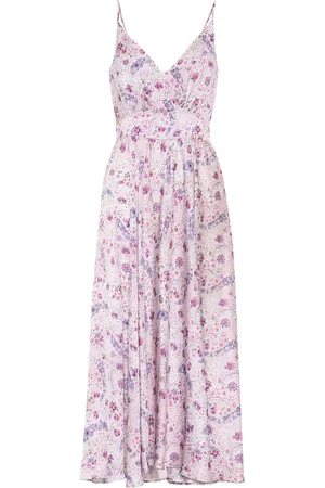 Paco rabanne Floral satin dress