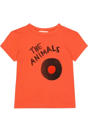 The Animals Observatory Rooster printed cotton T-shirt