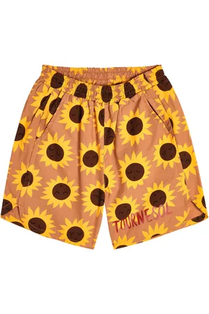 Jelly Mallow Tournesol floral cotton-blend shorts
