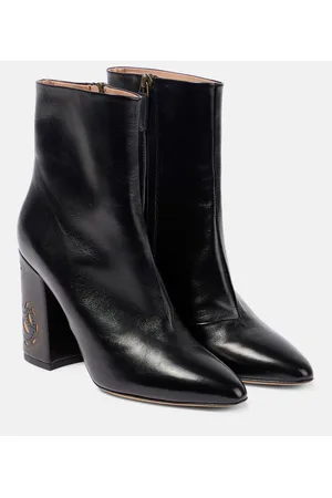 Etro Perforated leather ankle boots