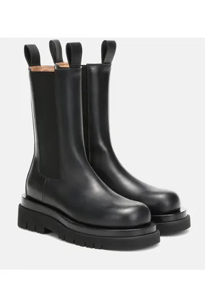 Bottega Veneta Lug leather ankle boots
