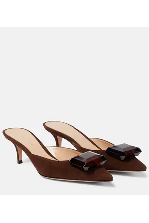 Gianvito Rossi Jaipur suede mules