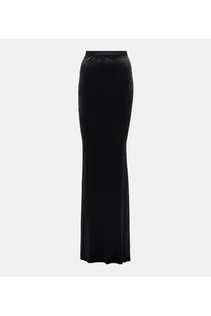 Rick Owens Lilies jersey maxi skirt