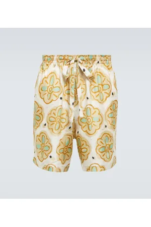 COMMAS Printed silk shorts