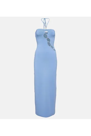 SIR Salvador beaded halterneck maxi dress