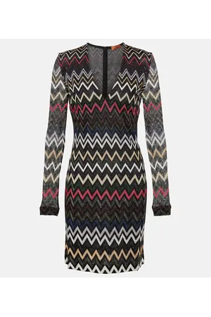 Missoni Zig-zag lamÃ© minidress