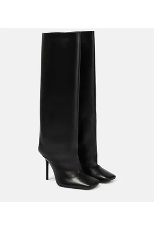 The Attico Sienna leather knee-high boots