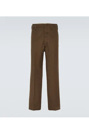 LEMAIRE Maxi cotton and wool chinos
