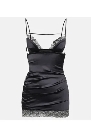 Nensi Dojaka Cutout lace-trimmed minidress