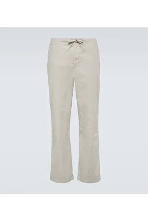 Frescobol Carioca Mendes linen-blend straight pants