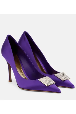 VALENTINO GARAVANI One Stud satin pumps