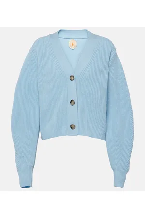 Jardin des Orangers Cropped wool and cashmere cardigan