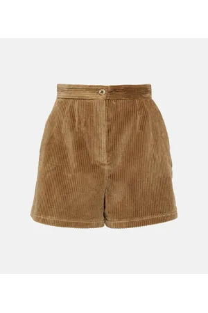 Dolce & Gabbana High-rise corduroy shorts