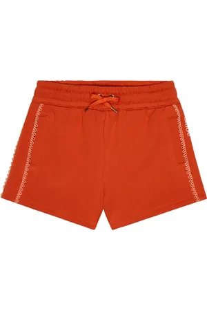 Chloé ChloÃ© Kids Embroidered cotton shorts