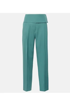 Jil Sander Pleated wool wide-leg pants