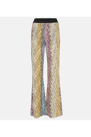 Missoni Bootcut lamÃ© pants