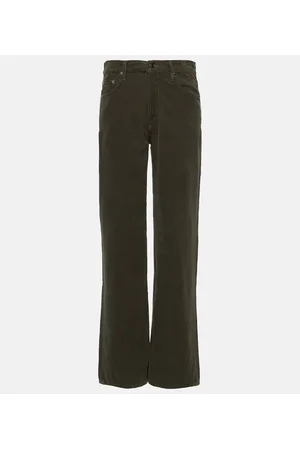 AGOLDE Harper mid-rise corduroy straight jeans