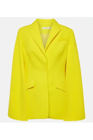 Safiyaa Hadley caped crÃªpe blazer