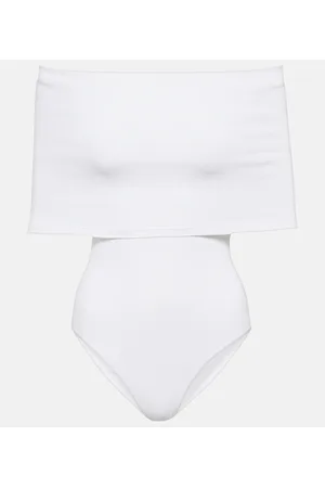 Alaïa AlaÃ¯a Off-shoulder knit bodysuit