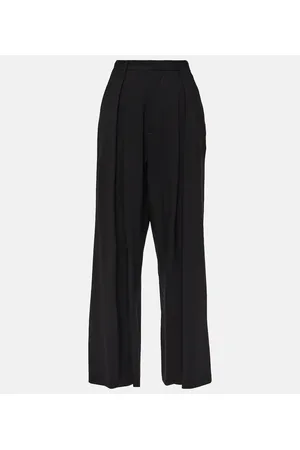 GIUSEPPE DI MORABITO Wool-blend wide-leg pants
