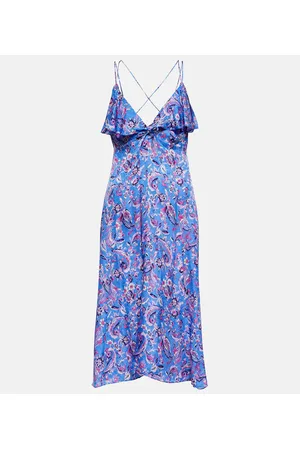 Isabel Marant Paysa printed silk-blend midi dress