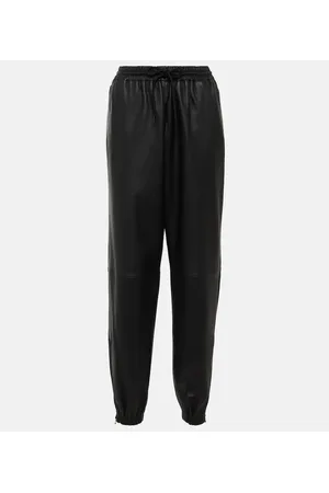 WARDROBE.NYC Leather sweatpants