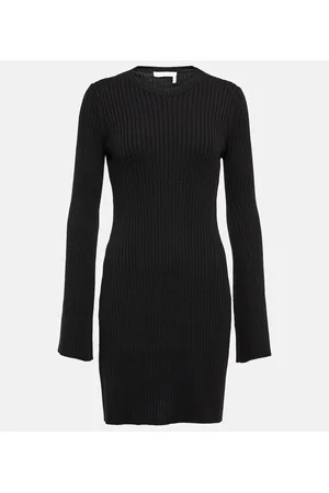 Chloé ChloÃ© Ribbed-knit wool and cashmere dress