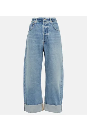 Citizens of Humanity Ayla mid-rise cropped wide-leg jeans