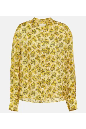 Isabel Marant Leidy printed satin blouse