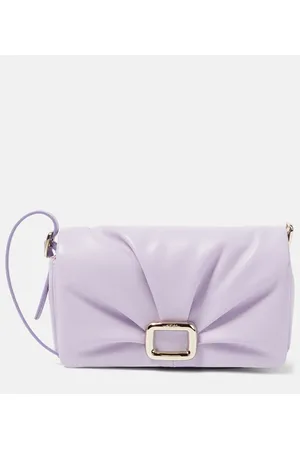 Roger Vivier Vivâ Choc leather phone pouch