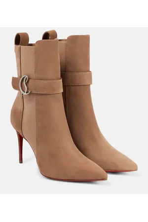 Christian Louboutin CL Chelsea Booty suede ankle boots