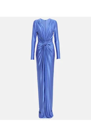 Costarellos Swanson satin gown