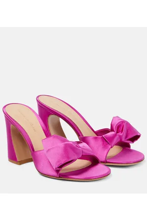 Gianvito Rossi Rosie satin mules