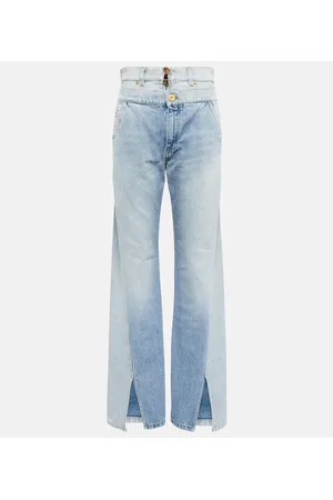 Balmain Two-in-one high-rise jeans
